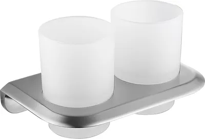 Набор стаканов для зубной щетки и пасты Abber Nord AA1557SP (сатин)