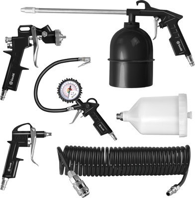 Набор пневмоинструмента БелАК Для компрессора / БАК32140 (5пр)