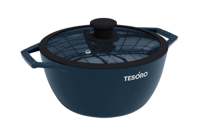 Кастрюля Tesoro Florence Induction Total Blue TF6640tbi