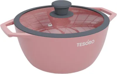 Кастрюля Tesoro Florence Induction Total Pink TF6630tpi