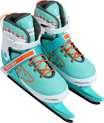 Коньки раздвижные Black Aqua 10964183 (р.31-34, мятный/оранжевый)
