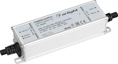 Блок питания для светильника Arlight ARPV-24060-A1 24V, 2.5A, 60W IP67 / 055092 (металл)