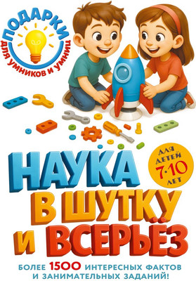 Энциклопедия Эксмо Наука в шутку и всерьез: для детей 7-10 лет (9785042277023)