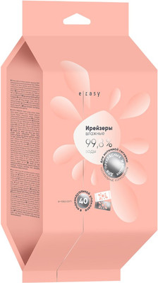 Влажные салфетки для интимной гигиены E-Rasy Для женщин (40шт)