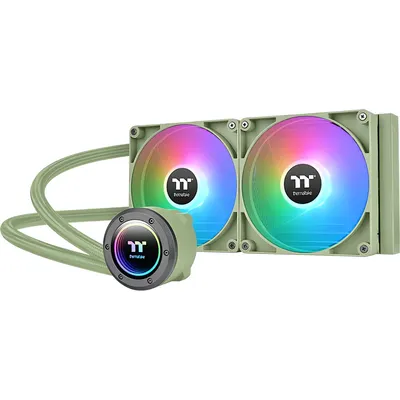 Кулер для процессора Thermaltake TH280 V2 Matcha ARGB / CL-W375-PL14MG-A (зеленый)