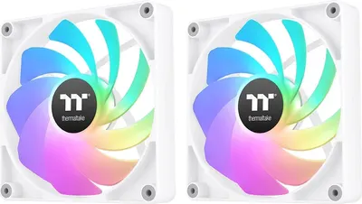 Набор вентиляторов для корпуса Thermaltake CT120 Reverse ARGB Sync 2 Pack / CL-F175-PL12SW-A (белый)