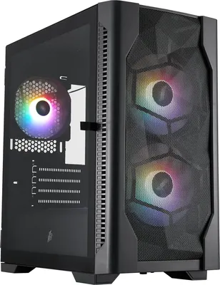 Корпус для компьютера 1stPlayer D4-M FRGB / D4-M-BK-2F1P-1F1 (черный)