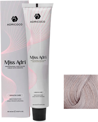 Крем-краска для волос Adricoco Miss Adri 922 (100мл, осветляющий интенсивный фиолетовый)