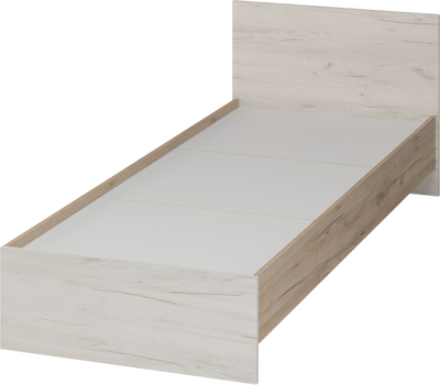 Односпальная кровать Тащи в дом Брио КР 554 80х200 (крафт серый/крафт белый)