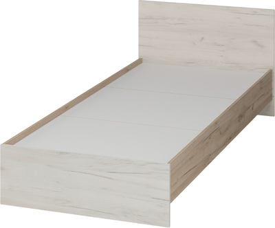 Односпальная кровать Тащи в дом Брио КР 555 90х200 (крафт серый/крафт белый)