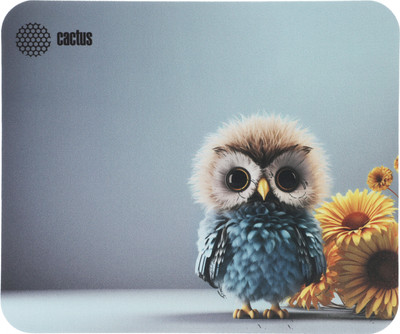 Коврик для мыши Cactus Owl Gray CS-MPC-D12M (рисунок)