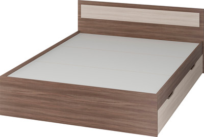 Двуспальная кровать Тащи в дом Гармония КР604 160х200 (ясень-шимо/светлый/темный)