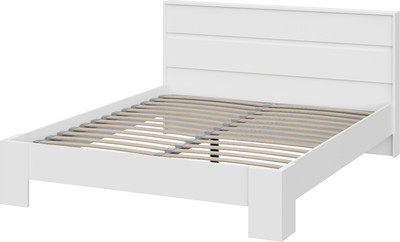 Двуспальная кровать Тащи в дом Люмо КР 03 160x200 (белый/белый)