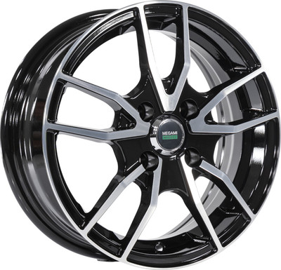 Литой диск Megami MGM-20FF 16x6.5" 5x110мм DIA 65.1мм ET 42мм BKF