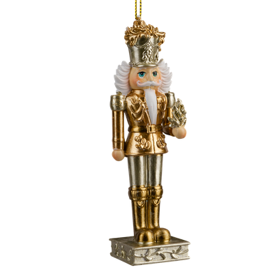 Елочная игрушка Erich Krause Decor. Щелкунчик в мундире золотой / 64507