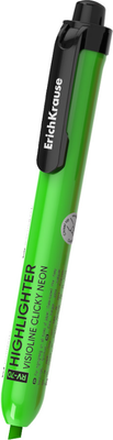 Текстовыделитель Erich Krause Visioline RV-70 Clicky Neon / 65579 (зеленый)