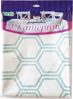 Скатерть Vitto ПВХ тк 120x150см Узор