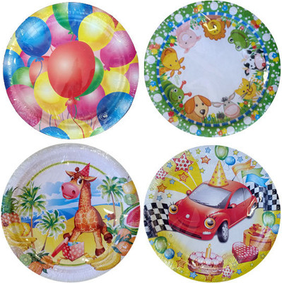 Набор одноразовых тарелок Лекс Детство (без еврослота, 22см, 8шт)