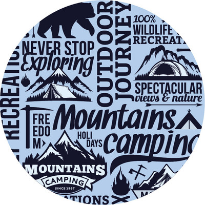 Набор одноразовых тарелок Лекс Вершины (23см, 6шт)