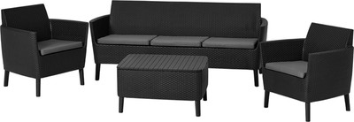Комплект садовой мебели Keter Salemo 3 Seater Set / 253239 (графит)