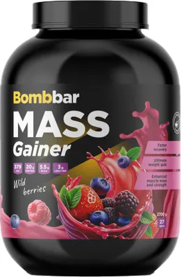 Гейнер Bombbar Лесные ягоды (2700г)