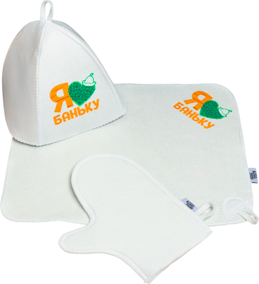 Набор текстиля для бани Банная забава Для любителей баньки / 2761054