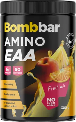 Комплексные аминокислоты Bombbar EAA (300г, фруктовый микс)