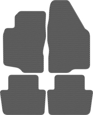 Комплект ковриков для авто Alicosta 1448_2-сер для Volvo S80 I седан 1998-2006 (EVA ромб, серый)