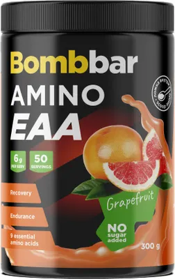 Комплексные аминокислоты Bombbar EAA (300г, розовый грейпфрут)