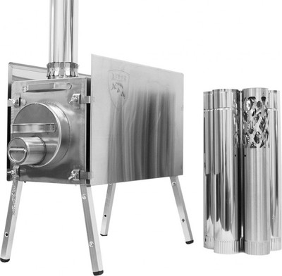 Печь походная Берег Экономка С Средняя съемные экраны (80мм)