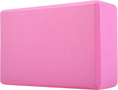 Блок для йоги Gold Cup LB18 (розовый)