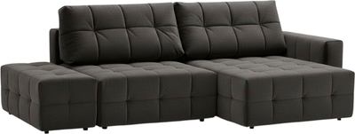 Диван угловой VELUNA Энзо PUF-KL-O-PM1R правый (Erika Dark Grey)