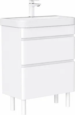 Тумба под умывальник EQUIL Eltoro 60.2Y 9595 (белый, напольная)