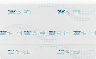 Бумажные полотенца Tellus Листовые мультисложения Н2 / 471150