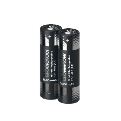 Комплект аккумуляторов Defender HR6-2BL 2600mAh АА Ni-MH / 56512 (2шт)