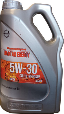 Моторное масло Нафтан Energy 5W30 SN/CF A3/B4 (4л)