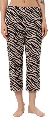 Бриджи домашние Mark Formelle 522241 (р.164/170-114, зебра на холодном бежевом)