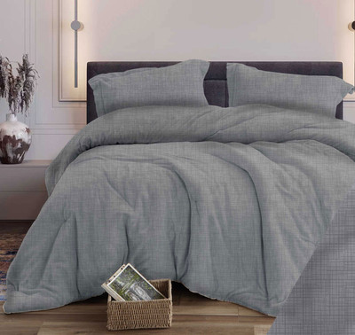 Комплект постельного белья Бояртекс № 343 Контур 8/1 Вид Евро (бязь, светло-серый)