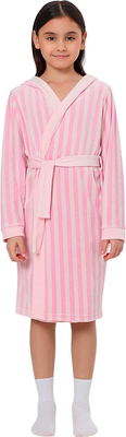 Халат детский Mark Formelle 557703-2 (р.122-60, розовая полоска)