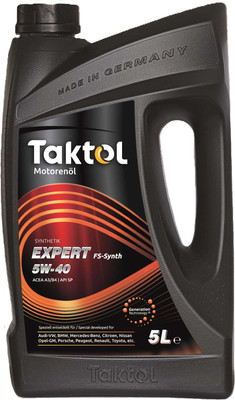 Моторное масло Taktol Expert FS-Synth 5W40 (5л)