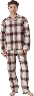 Пижама Mark Formelle 591047 (р.116-106-188, черная клетка на светло-молочном)