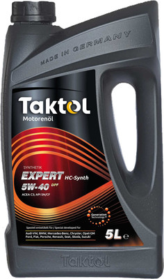 Моторное масло Taktol Expert HC-Synth 5W40 (5л)