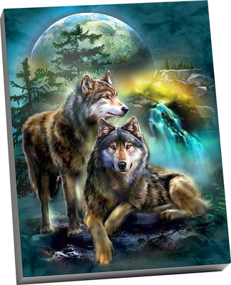 Картина по номерам Молли Семья Волков / HR0511