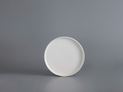 Тарелка столовая обеденная Sundays Home Minimalist керамика / TRVK26003 (20см, белый)