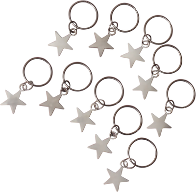 Комплект аксессуаров для волос Queen Fair Звезда / 7338806 (серебристый)