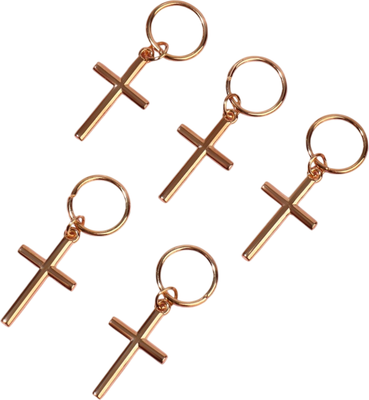 Комплект аксессуаров для волос Queen Fair Крест / 9920324 (золото)