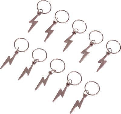 Комплект аксессуаров для волос Queen Fair Молния / 9920322 (серебристый)