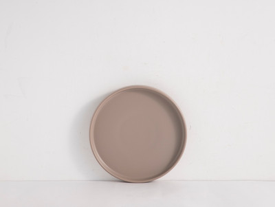 Тарелка столовая обеденная Sundays Home Minimalist керамика / TRVK26006 (27см, бежевый)