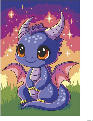 Картина по номерам Lori Дракончик / Рхд-045