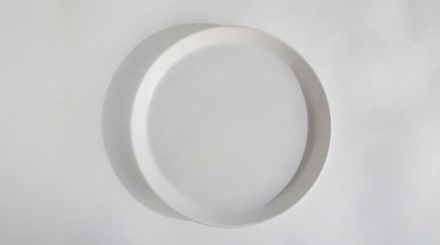 Тарелка столовая обеденная Sundays Home Nordic керамика / TRVK26017 (27см, белый)